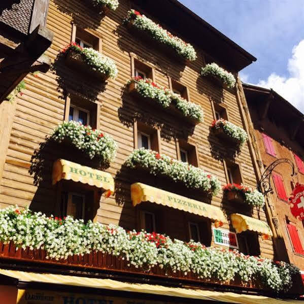 Boutique Hotel De La Croix-Federale Leukerbad Exterior foto